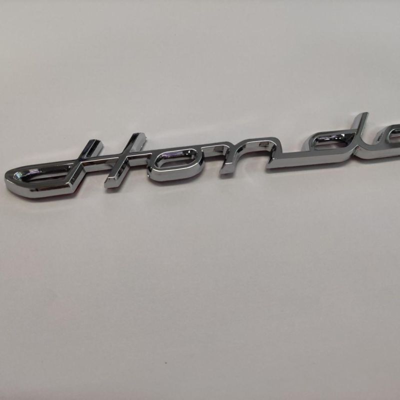 Chrome Silver Custom ABS Auto Accessories Car Letter Badge Emblem