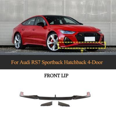 Carbon Fiber Front Lip for Audi RS7 Sportback Hatchback 4-Door 2020-2021
