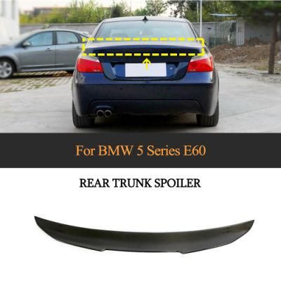 Carbon Fiber Rear Trunk Spoiler for BMW 5 Series E60 Base Sedan M Tech M5 2004 -2009