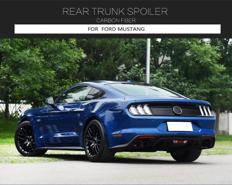 Carbon Fiber Rear Trunk Spoiler Wing for Ford Mustang Gt Coupe 2-Door 2015-2020