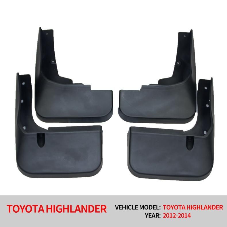 Auto Mud Flaps for Toyota Highlander Car Fenders Mud Guard Splash Guards for Toyota