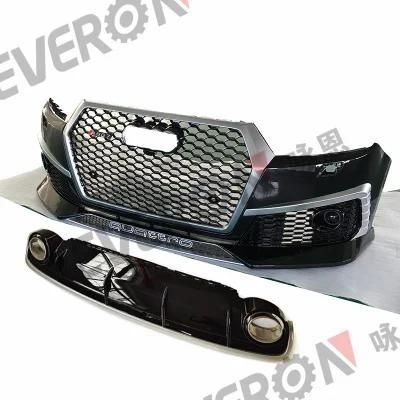 Rsq7 Auto Front Bumper with Grill and Rear Diffuser for Audi Q7 2016-2019