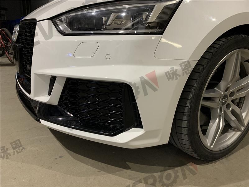 Auto Body Kit RS5 Style Front Bumper Assy with Grill for Audi A5 2017-2020