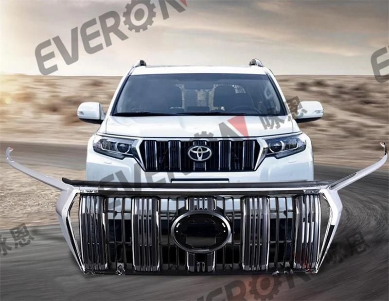 Grille with Camera Hole for Toyota Land Cruiser Prado 2018