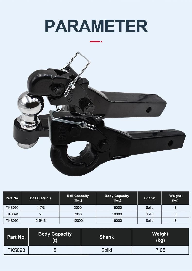 Long Arm 8t Forged Pintle Hook