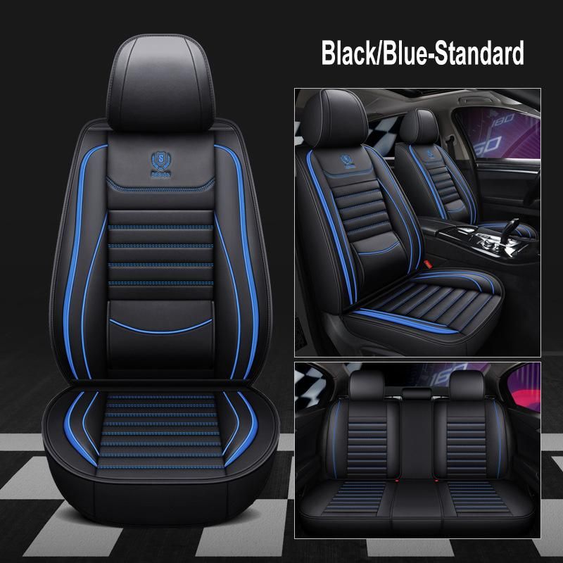 Car Seat Covers With Built-in Lumbar Cushion Waterproof Leather