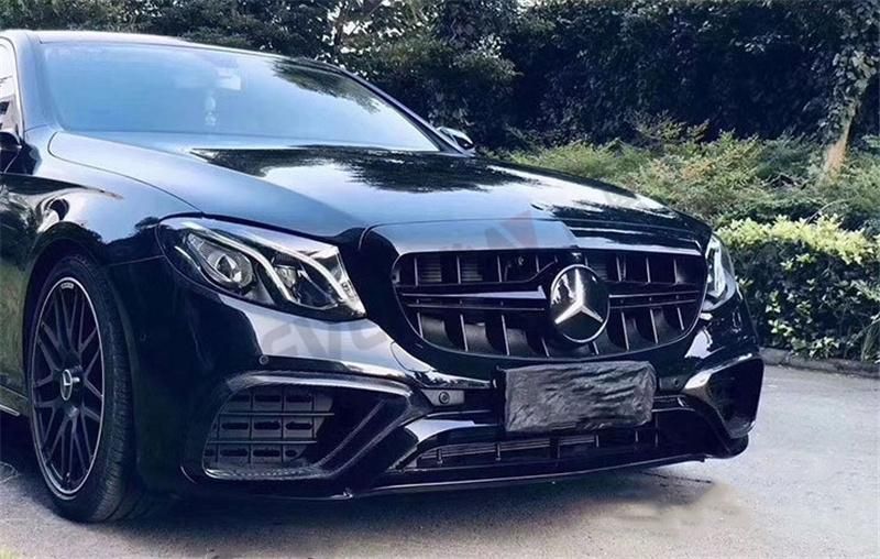 E63 Style Front Bumper Grille Auto Grill for Mercedes Benz E Class W213 2016-2020