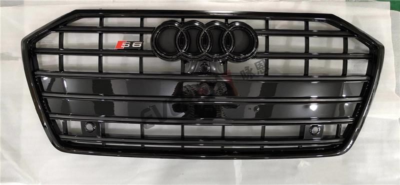 Body Kit S6 Style Front Bumper Hood Grille with Acc for 2019 Audi A6 C8