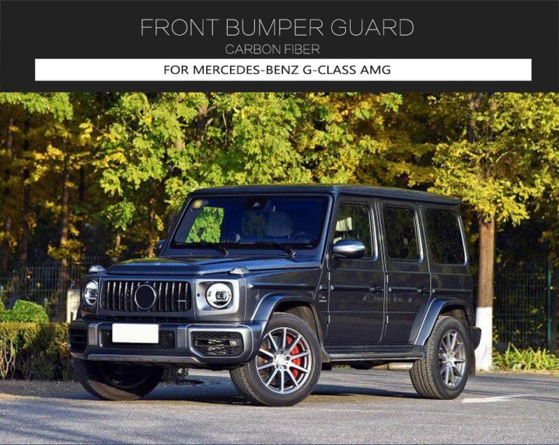 Carbon Fiber Front Bumper Guard for Mercedes-Benz G-Class W463 G65 G550 G63 Amg 2019