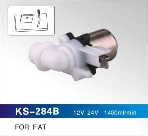 12V 24V 1400ml/Min Windshield Washer Pump for Flat