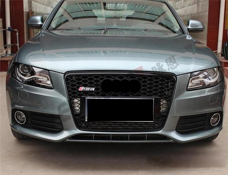 Replacement RS4 Style Front Bumper Grille for Audi A4 B8 2008-2012