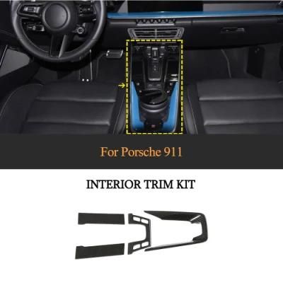 Dry Carbon Fiber Car Interior Cover Trim for Porsche 911 992 Carrera 4 4s/Turbo S/Carrera 4 Gts 4s/Targa Gts 4s Coupe 2-Door