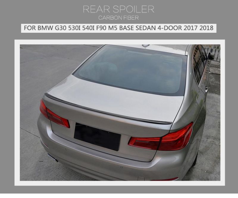 Carbon Fiber Rear Trunk Spoiler for BMW 5series G30 530I 540I 2017-2018