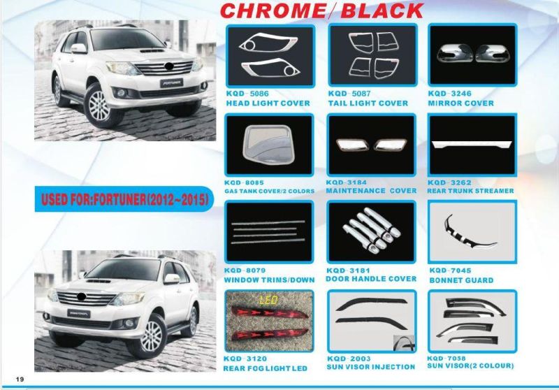Best Selling Car Sun Visor for Fortuner 2015