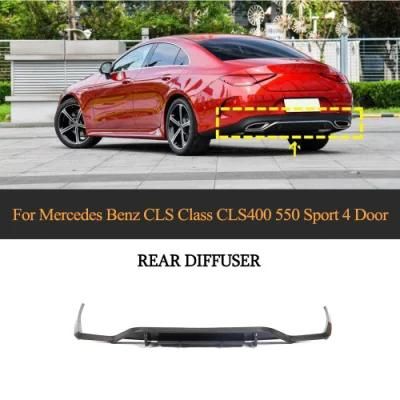 Carbon Fiber C257 Rear Diffuser Lip for Mercedes Benz Cls Class Cls400 550 4 Door 2018-2019