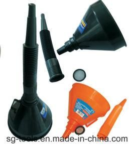 Plastic 2 in 1 Funnel for Contain Water or Oil Flowing (st3016)