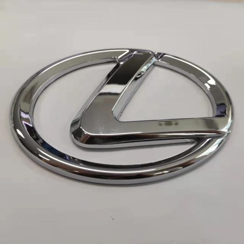 Silver ABS Plastic Custom Car logo Auto Head Emblem Badges
