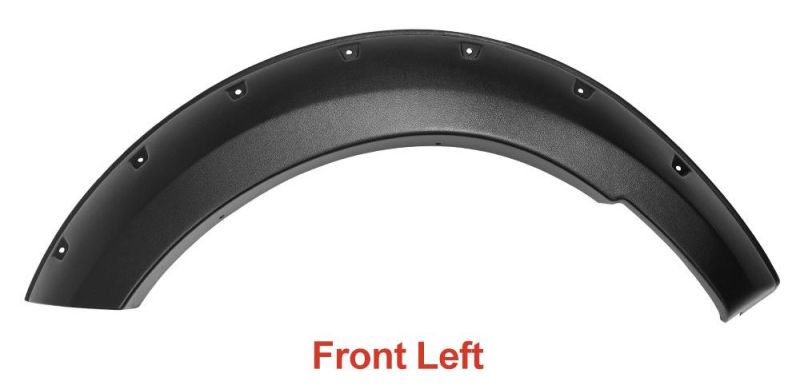 Car Accessories Black Wrinkle Fender Flares Wheel Arch Fit Navara D23 Np300 2014-2018