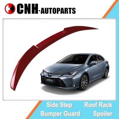 Auto Accessory Sculpt Parts Roof Spoiler for Toyota Corolla Altis 2019 Rear Trunk Wing Spoiler