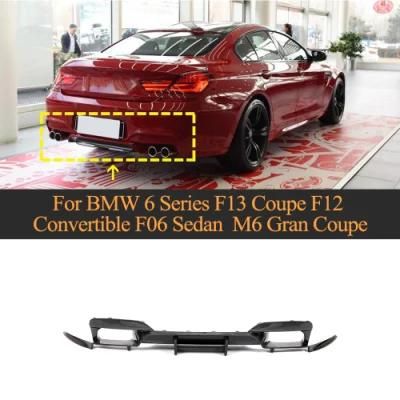Carbon Fiber Rear Bumper Diffuser for BMW F06 F12 F13 M6 Gran Coupe 2013-2019