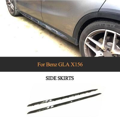for Benz Gla Gla45 Amg Carbon Fiber Side Skirts Sport Utility 4-Door 2015-2016