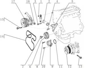 Chinese Auto Spare Parts for Lf6430 (X60) Timing Cover