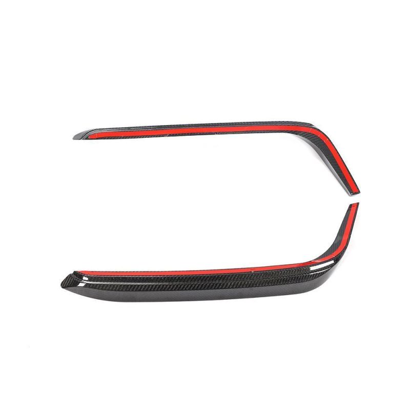 Carbon Fiber Front Bumper Canards 2PCS for Alfa Romeo Giulia 2016-2020
