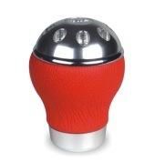 Red Leather+Aluminum Car Shift Knob