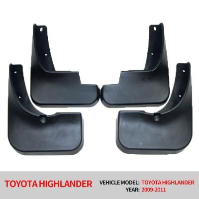 Auto Mud Flaps for Toyota Highlander Car Fenders Mud Guard Splash Guards for Toyota