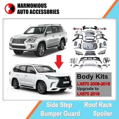 Car Parts Bumper and Lamps Body Kits for Lexus Lx570 2008-2015, Upgrade to Lx570 2019