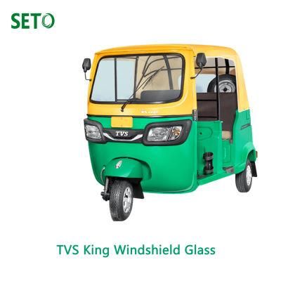 India Tvs King/Bajaj205/Tuk Tuk Three Wheeler Windshield Automobile Glass Factory