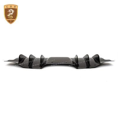 High Glossy Finish 3K Carbon Fiber OEM Style Rear Trunk Lip Diffuser for Ferrari 458