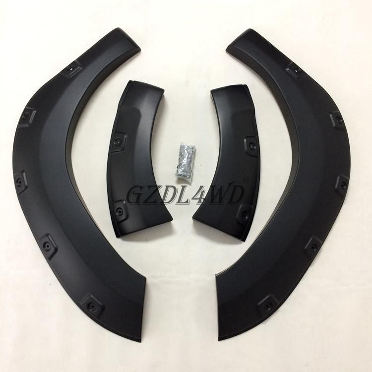 Injection Molding ABS Material Wheel Arch Flare for Toyota Hilux Rocco