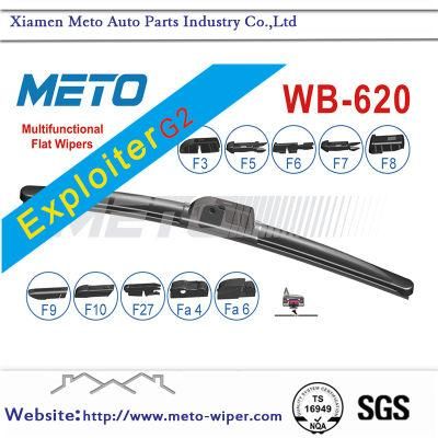 Popular Universal Windshield Wiper Blade of Soft Wiper Blade