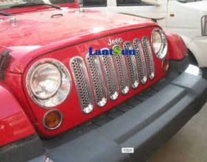 Accessories Red Black Silver Car Front Billet Grille for Jeep Wrangler