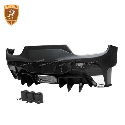 Matte Finish Carbon Fiber Vors Style Rear Bumper for Ferrari 458