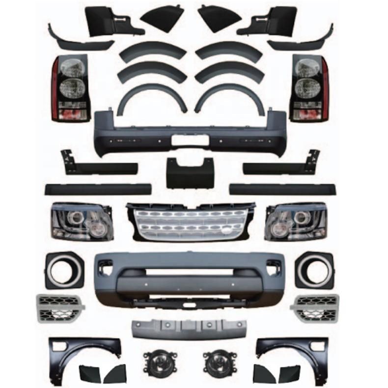High Quality PP Bumper Car Body Kit for Land Rover Discovery Lr3 Upgrade to 2010 Lr4