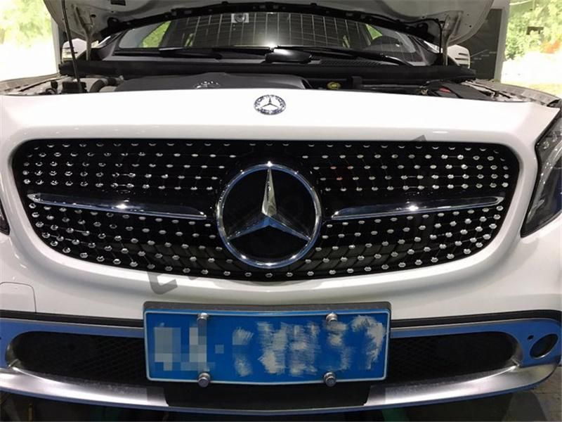 Car Front Bumper Grille (Diamond) for Mercedes Benz Gla X156 2013-2016