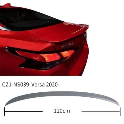 Czj for Versa/Sunny 2020 2020+ Car Rear ABS Spoiler