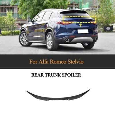 Carbon Fiber Rear Middle Spoiler for Alfa Romeo Stelvio 2017-2021