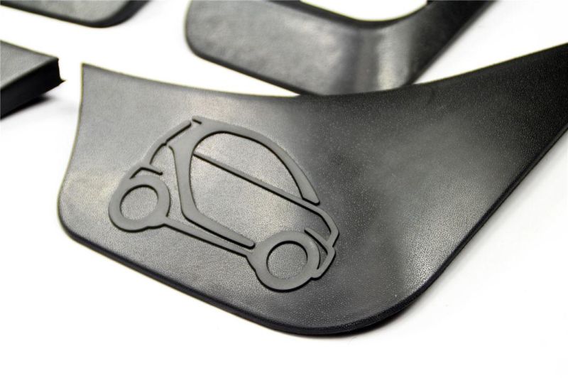 Auto Mud Flaps for Benz Smart Splash Guard for Car Protection Fender
