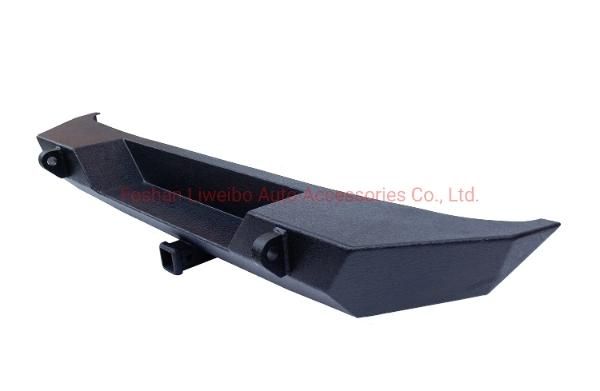 High Quality Black Steel Rear Bumper Bullbar for Jeep Wrangler Jk