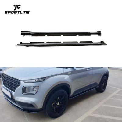 ABS Side Skirts Glossy Black for Hyundai Venue