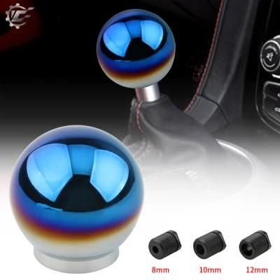 Jdm Accessories Burnt Blue Titanium Aluminum Ball Racing Gear Shift Knob