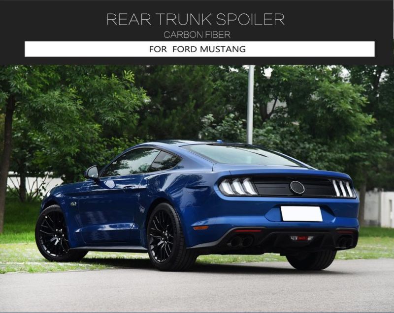 Carbon Fiber Rear Trunk Spoiler for Ford Mustang Coupe 2015-2019