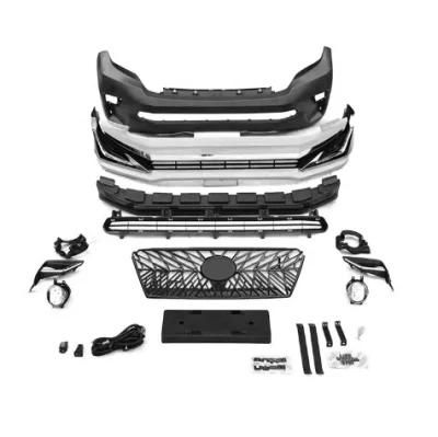 Toyota Prado Fj150 2010-2017 Car Front Bumper Lips Grille Front Bumper Kit
