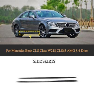 Carbon Fiber W218 Side Skirts for Mercedes Benz Cls Class Cls63 Amg S 4-Door 2014-2018