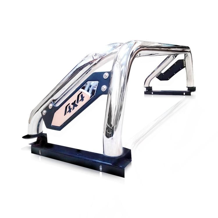 Chrome Sport Roll Bar for Pickup Hilux Navara D-Mx Ranger