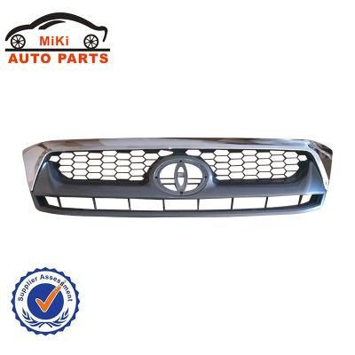 Wholesale Car Parts Front Grille Half Chrome for Toyoyta Hilux Vigo 2008-2011