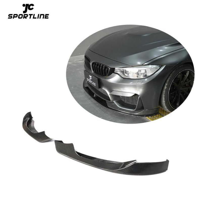 AC Style Carbon Fiber Front Splitter for BMW F80 M3 F82 M4 Coupe 2-Door 14-17 (fits: M3 M4)